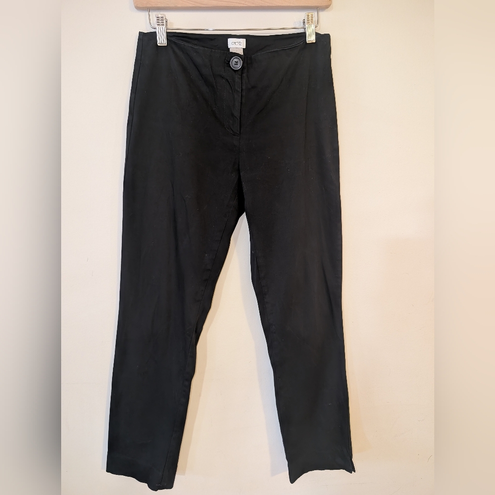 Vintage Black Cache Low Rise Cigarette Pants